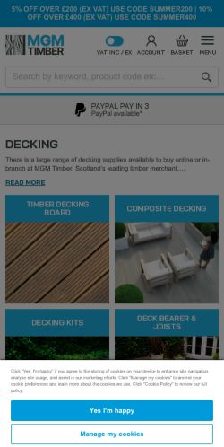 Mobile page screenshot