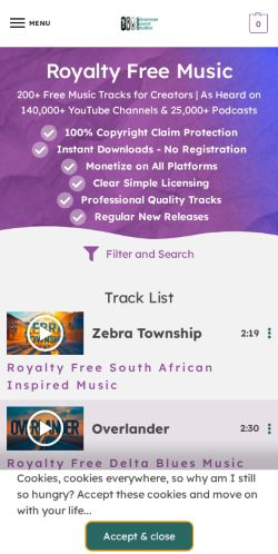 Mobile page screenshot