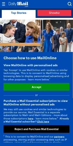 Mobile page screenshot