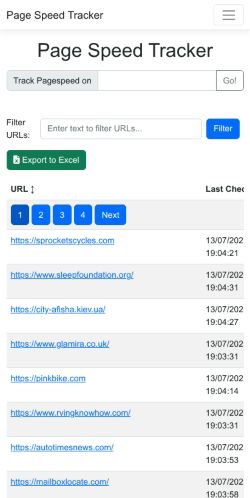 Mobile page screenshot