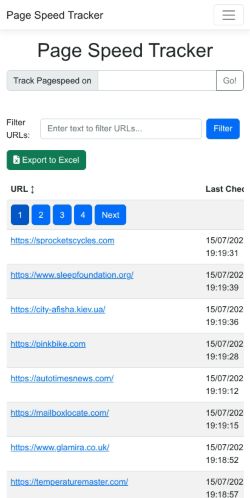 Mobile page screenshot