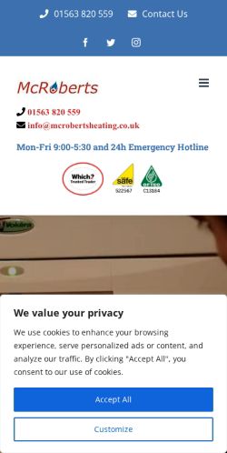 Mobile page screenshot