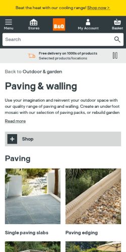 Mobile page screenshot