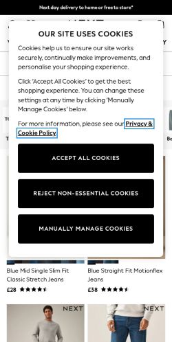Mobile page screenshot