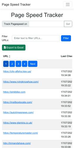 Mobile page screenshot