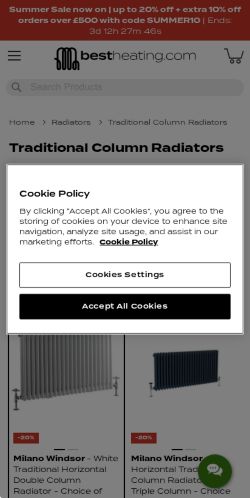 Mobile page screenshot