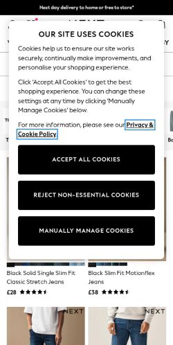 Mobile page screenshot
