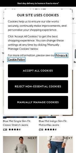 Mobile page screenshot