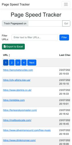 Mobile page screenshot