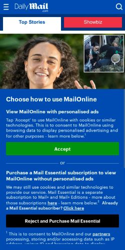 Mobile page screenshot