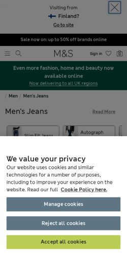 Mobile page screenshot