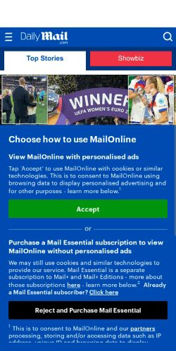 Mobile page screenshot