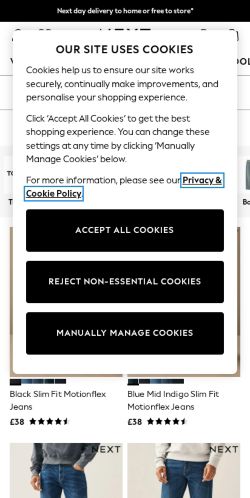 Mobile page screenshot
