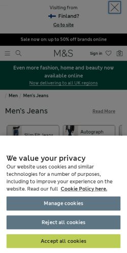 Mobile page screenshot