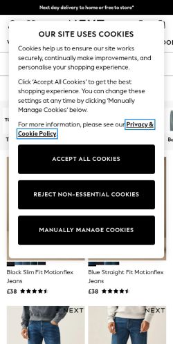 Mobile page screenshot