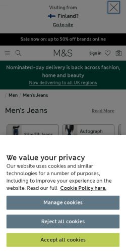 Mobile page screenshot