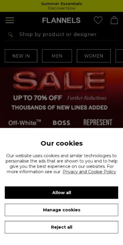 Mobile page screenshot