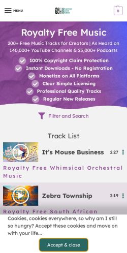 Mobile page screenshot