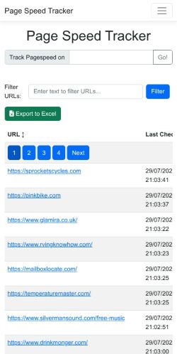 Mobile page screenshot