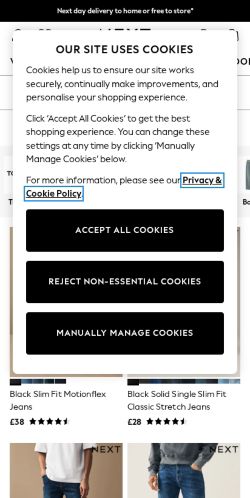 Mobile page screenshot