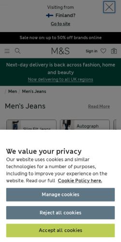 Mobile page screenshot