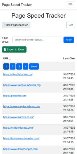 Mobile page screenshot