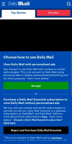 Mobile page screenshot