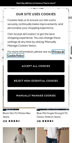 Mobile page screenshot