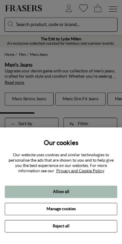 Mobile page screenshot