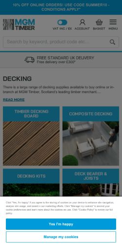 Mobile page screenshot