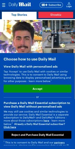 Mobile page screenshot