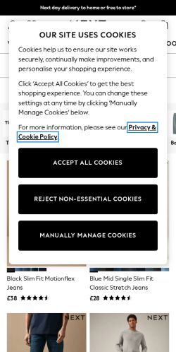 Mobile page screenshot