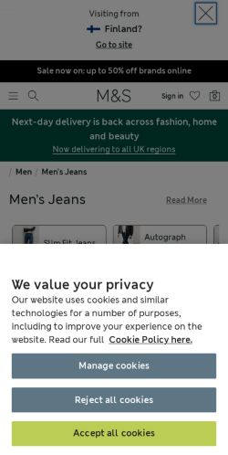 Mobile page screenshot