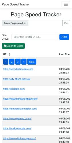 Mobile page screenshot