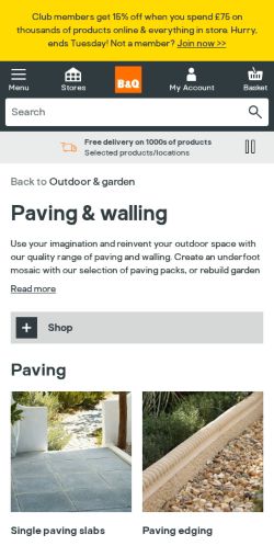 Mobile page screenshot