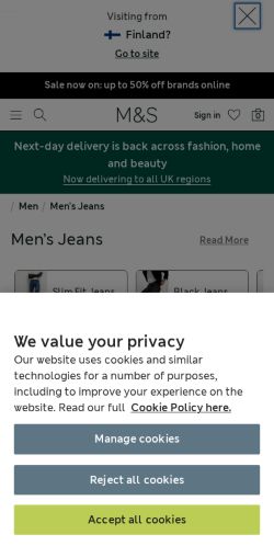 Mobile page screenshot