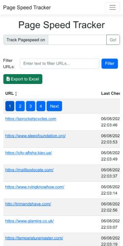 Mobile page screenshot