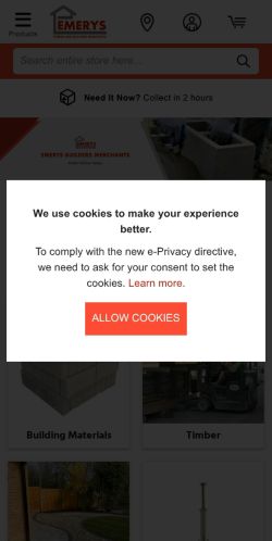 Mobile page screenshot