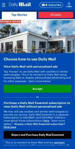 Mobile page screenshot