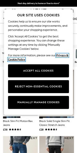 Mobile page screenshot