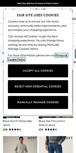 Mobile page screenshot