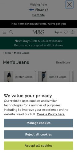 Mobile page screenshot