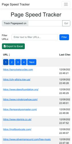 Mobile page screenshot