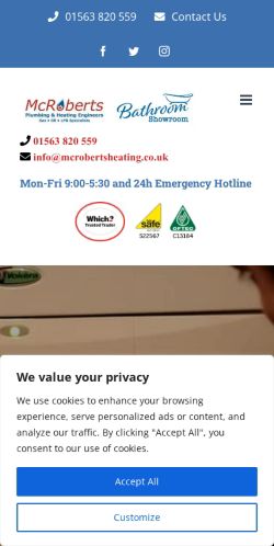 Mobile page screenshot