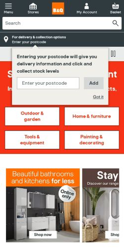 Mobile page screenshot