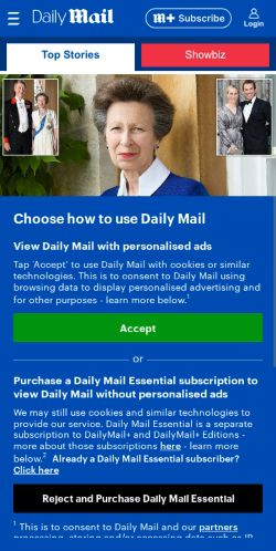 Mobile page screenshot