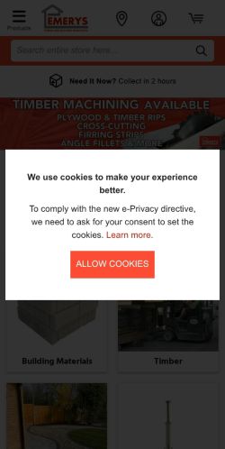 Mobile page screenshot