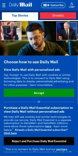 Mobile page screenshot