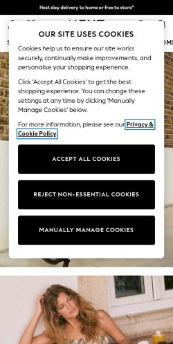 Mobile page screenshot