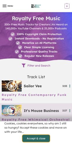 Mobile page screenshot